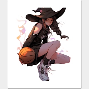 Witch girl Posters and Art